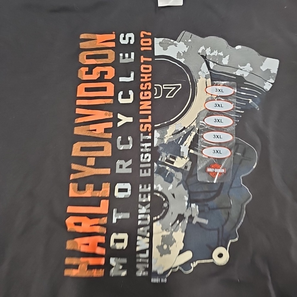NWT Harley-Davidson Steel City H-D Washington Pa. T-shirt Mens XXXL - Picture 4 of 5